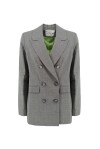 Prince of Wales patterned double-breasted blazer - 1