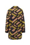 Geometric patterned coat - 2