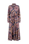 Long patterned dress - 1