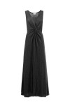 Elegant dress with knot drape - 1