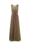 Elegant dress with knot drape - 1