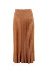 Pleated knit skirt - 1