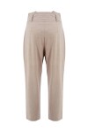 Pantaloni a vita alta con bottoni - 2