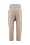 High-waisted trousers with buttons - 2