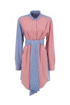 Long shirtdress in cotton - 1