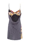 Mini dress effetto patchwork - 2