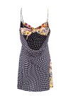 Mini dress effetto patchwork - 2