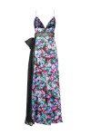 Maxi dress stampa floreale con pizzo - 2