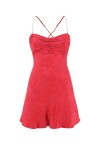 Mini dress with laces - 1