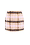 Minigonna scozzese effetto plaid - 1