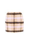 Minigonna scozzese effetto plaid - 2