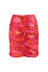 Floral patterned wallet mini skirt - 2
