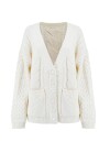 Oversized braided cardigan - 1