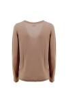 Maglia scollo a V in pura lana merinos - 2