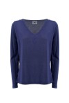 V-neck sweater in pure merino wool - 1