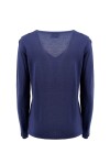 Maglia scollo a V in pura lana merinos - 2