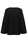 V-neck sweater in extrafine merino wool - 2