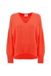 Box model V-neck sweater - 1