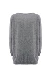 Crewneck sweater in merino wool and cashmere blend - 2