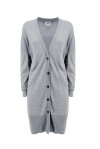 Oversized cardigan in pure virgin wool - 1