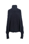 Wool and cashmere blend knitted cape - 1