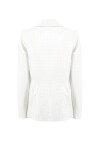 Blazer monopetto con micro borchie - 2