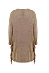 Cardigan in lurex con frange - 2