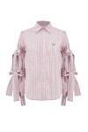 Camicia a righe con nastri - 1