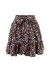 Short floral print skirt - 2