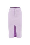 Denim model longuette skirt - 1