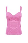 Satin-effect bustier - 1