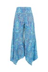 Ethnic patterned pants in Indian silk - 1