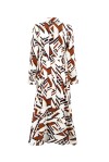 Long dress with geometric pattern - 2