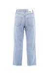 Jeans straight leg con tasconi frontali - 2