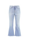 Jeans flare a vita alta - 1