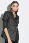 Blazer doppiopetto in lurex - 4