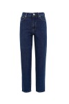 Jeans modello boot-cut in denim scuro - 1