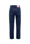 Jeans modello boot-cut in denim scuro - 2