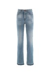 Jeans modello boy con gamba morbida - 1