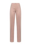 Pantaloni flare in satin lucido - 1