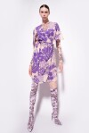 Tropical printed short dress - 4