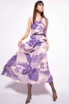 Tropical printed long dress - 3