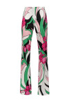 Pantaloni flare stampa floreale - 1