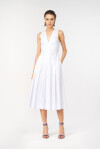 Midi dress in cotton - 3