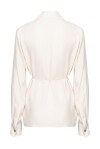 Camicia in seta con laccetto in vita - 2