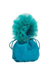 Mini bag a sacchetto con manico in tulle - 2