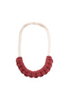 Hand-woven two-tone necklace - 1