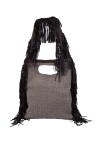 Fabric bag with fringes - 1