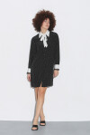 Micro patterned shirt dress - 3