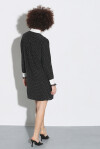Vestito camicia micro fantasia - 2